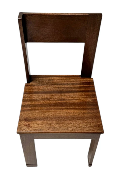 Art Deco Side Chair by J.A. Muntendam, Walnut, Dutch Design, 1920s